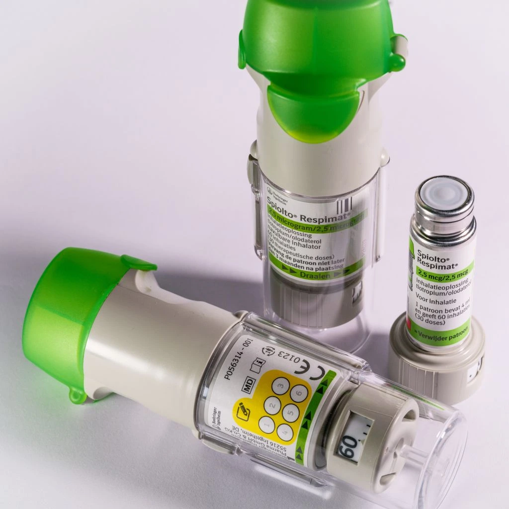Close-up of a sterile vial with batch label and tamper-evident seal