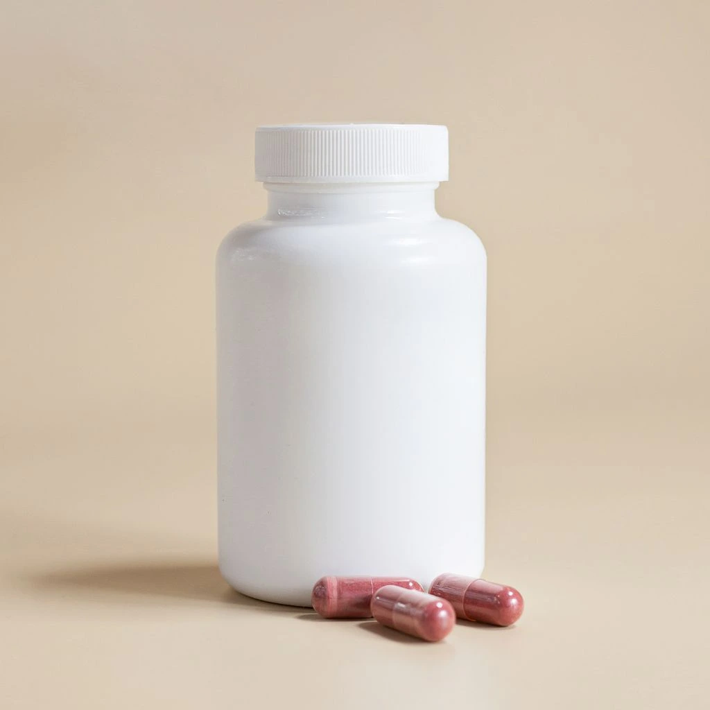 Skin booster vials on neutral backdrop
